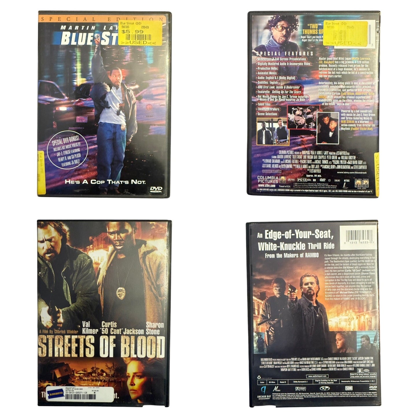 Law, Cops & Robbers Theme Action Comedy DVD Lot - 24 Amazing Titles