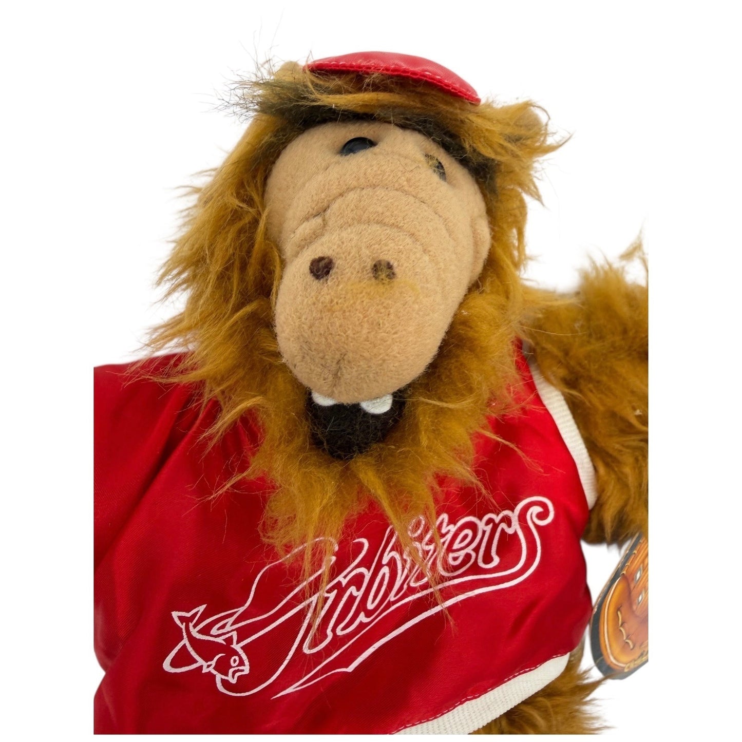 Vintage ALF Burger King Plush Toy Red Baseball Jersey 1986