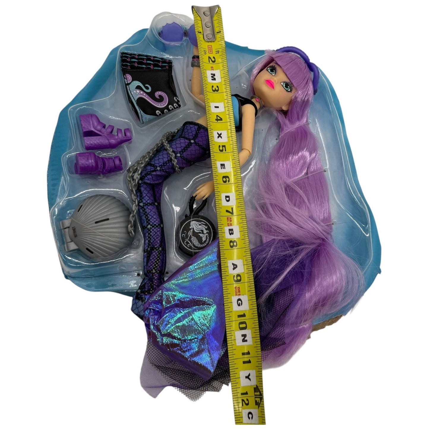 Mermaid High Mari Deluxe Mermaid Doll Spin Master Purple Hair Accessories