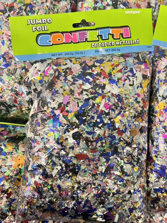 Jumbo and Small Foil Confetti Card Making Scrapbooking, Crafting