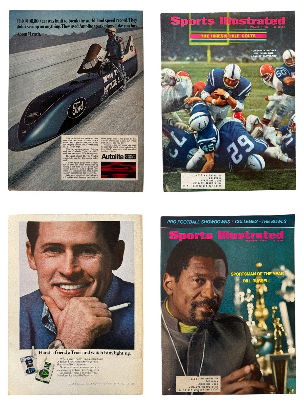 Vintage Sports Magazines Lot 1964–2004 Sports Illustrated College Kickoff 31pcs
