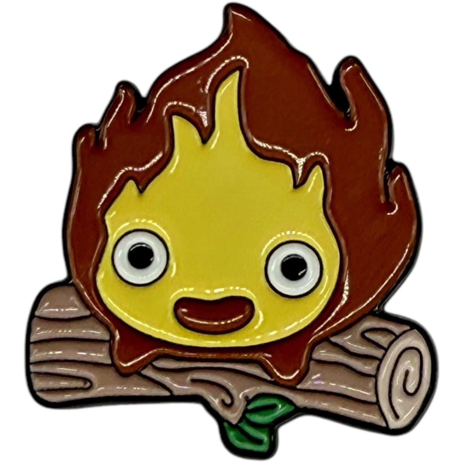 Calcifer Enamel Pin Howls Moving Castle Studio Ghibli Anime Fire Demon