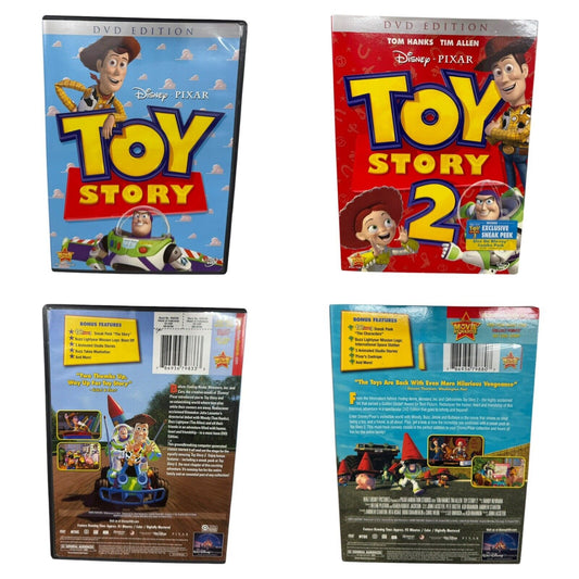 Toy Story And Toy Story 2 - Two DVD Lot