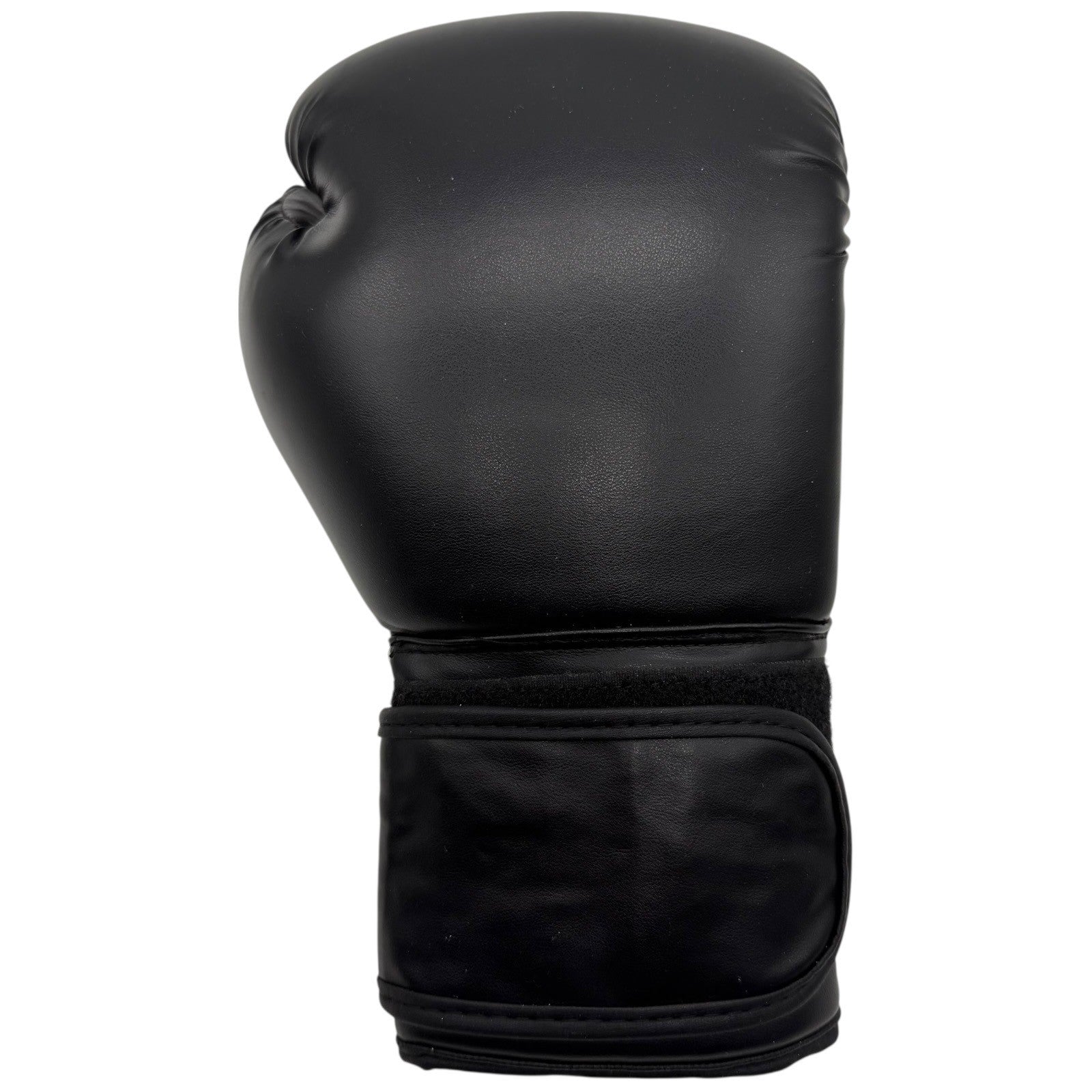 Black 12-oz Boxing Gloves Training Sparring Heavy Bag Hook and Loop Closure