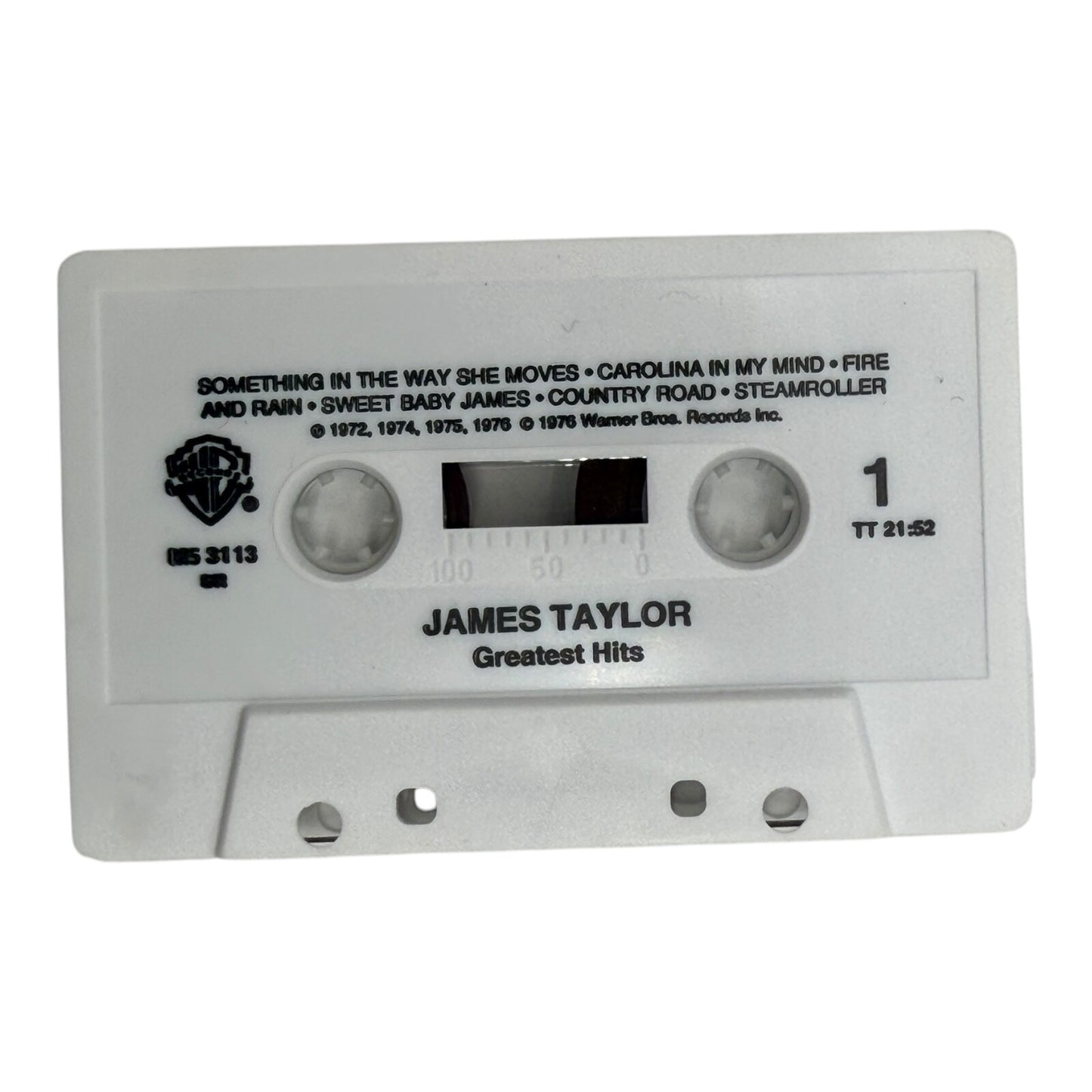James Taylor Greatest Hits Cassette Tape – Vintage Country Pop 1972–1976