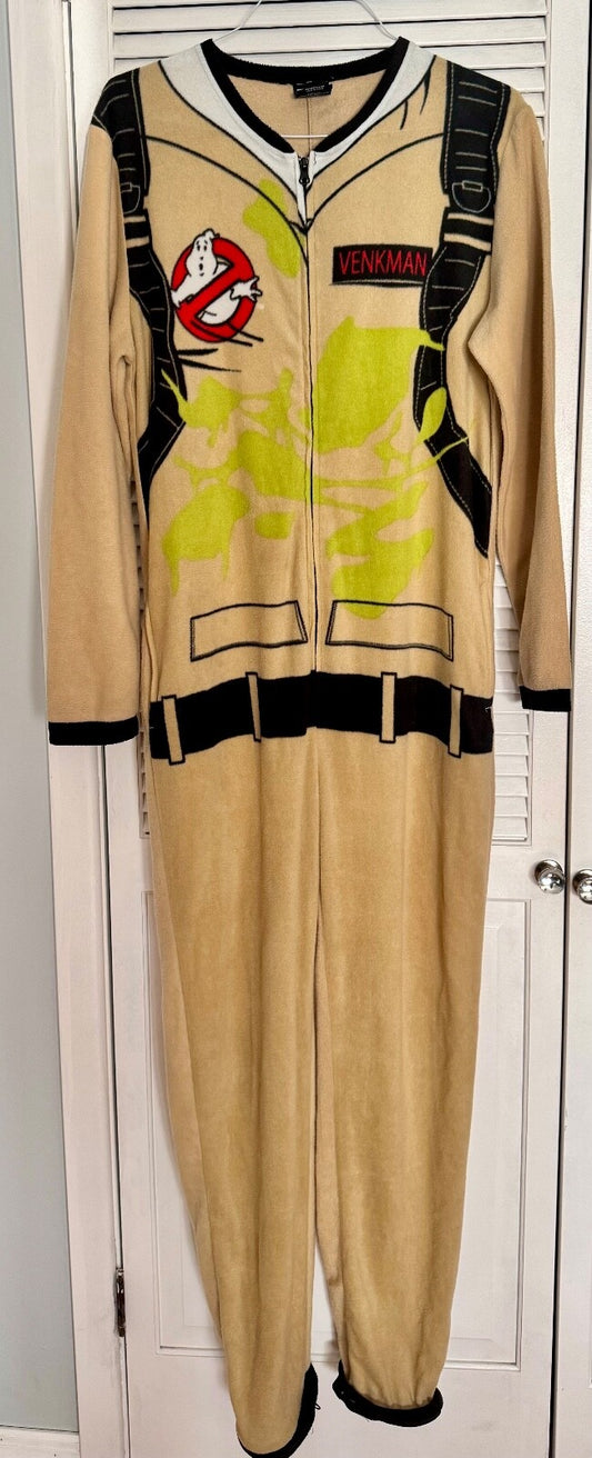 GhostBusters Dr Venkman Mens One Piece Pajamas Pjs