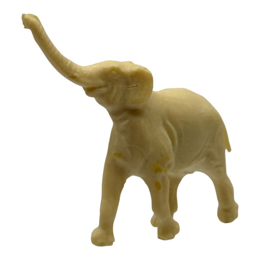 Elephant Figurine Miniature Animal Statue Decor Cute Trunk Up Luck Vintage Charm