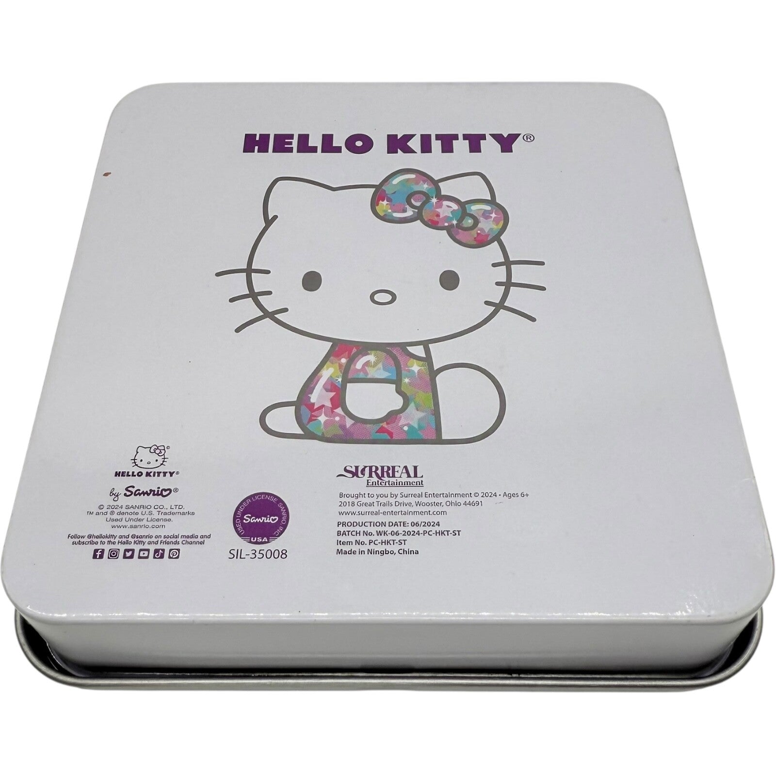 Hello Kitty® Playing Cards with Storage Tin | Adorable Design | 52 Cards + Joker