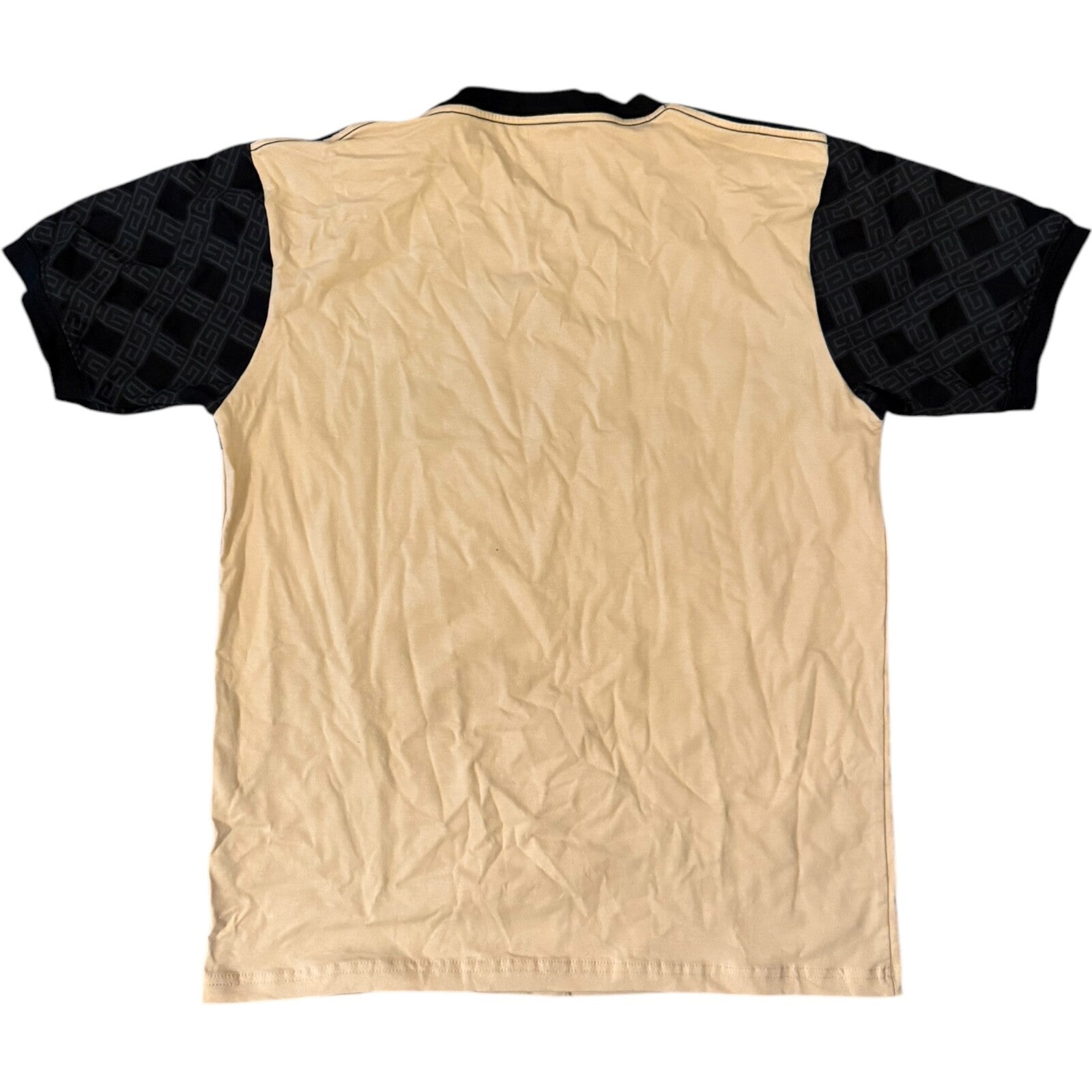 Bucheli Italy T-Shirt Men’s X-Large Black Cream Slim Fit NWT