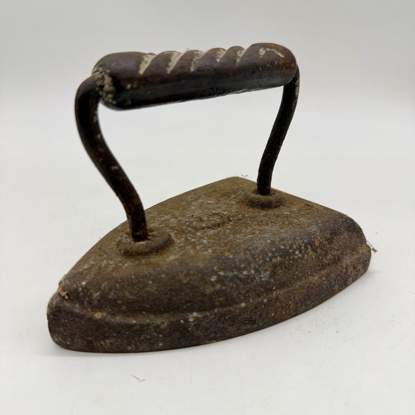 Antique Cast Iron Sad Iron Rustic Primitive Farmhouse Decor Doorstop 1800s