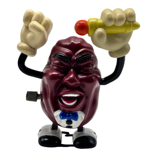 California Raisins Figure Applause TM Vintage Toy Wind Up Microphone