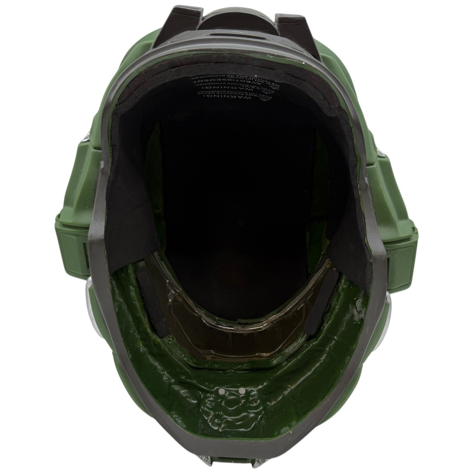 Halo Master Chief Helmet Replica Cosplay Prop Collectible Green Gold Visor