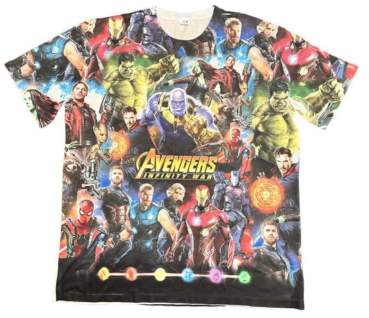Marvel Avengers Infinity War Graphic T-shirt Men 2XL Exclusive Design