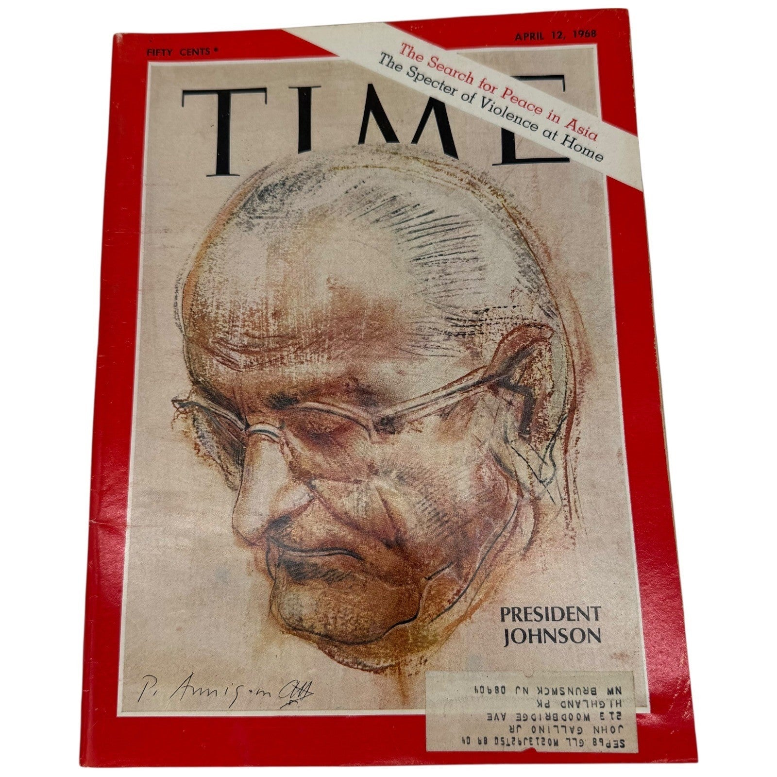 Time Magazine Collection 1968 Bobby Kennedy Gun in America Vietnam Peace Talks