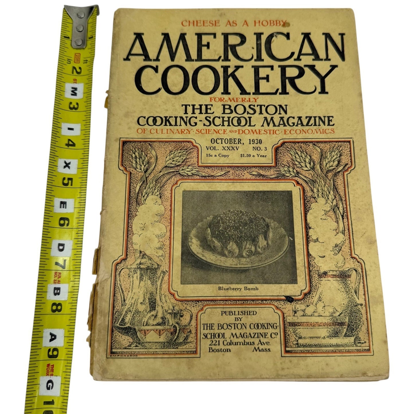 American Cookery Magazine October 1930 Boston Cooking School