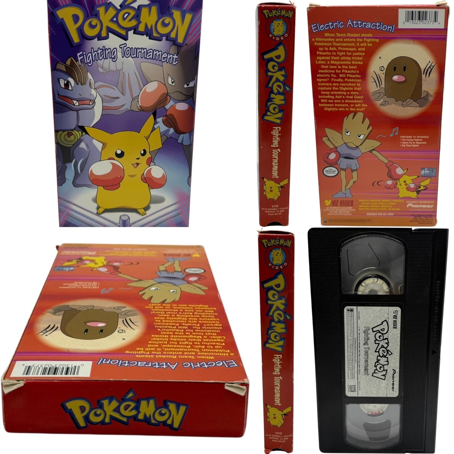Lot of 7 Kids’ VHS Tapes | Includes The Land Before Time, Pokemon, & More | Rare