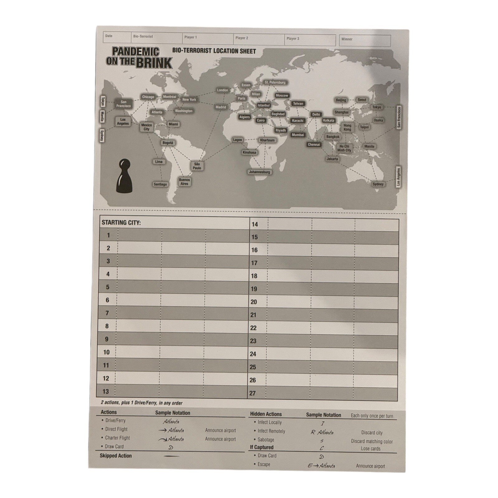 Pandemic On The Brink Board Game Expansion