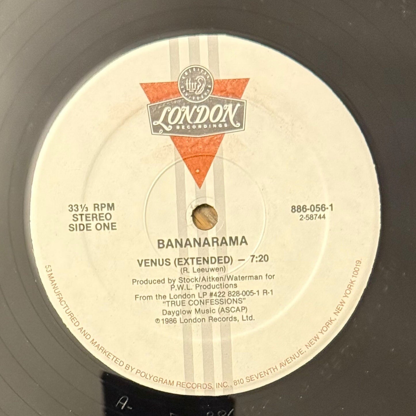 BANANARAMA 12 Inch Single Venus 1986 Vinyl Album