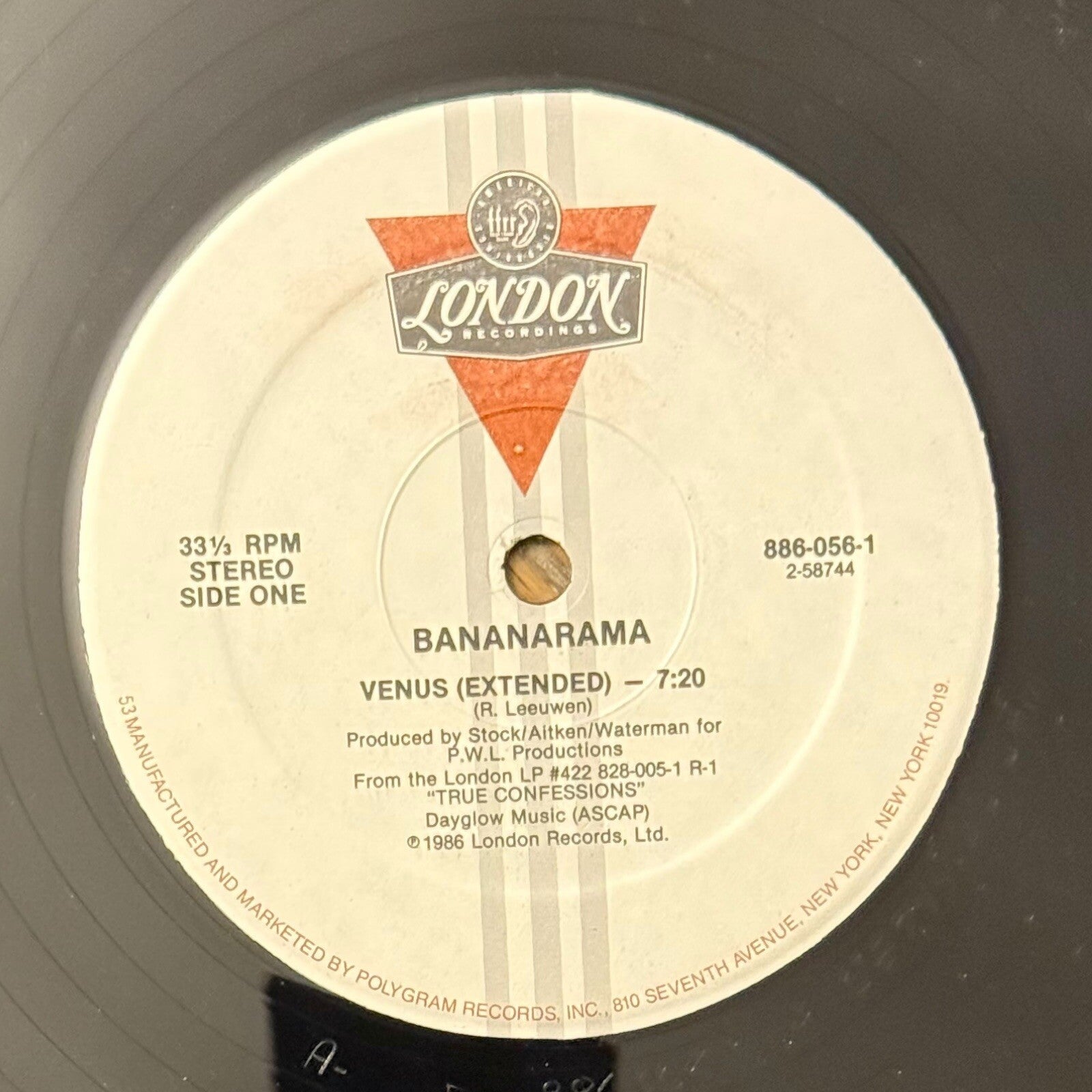 BANANARAMA 12 Inch Single Venus 1986 Vinyl Album