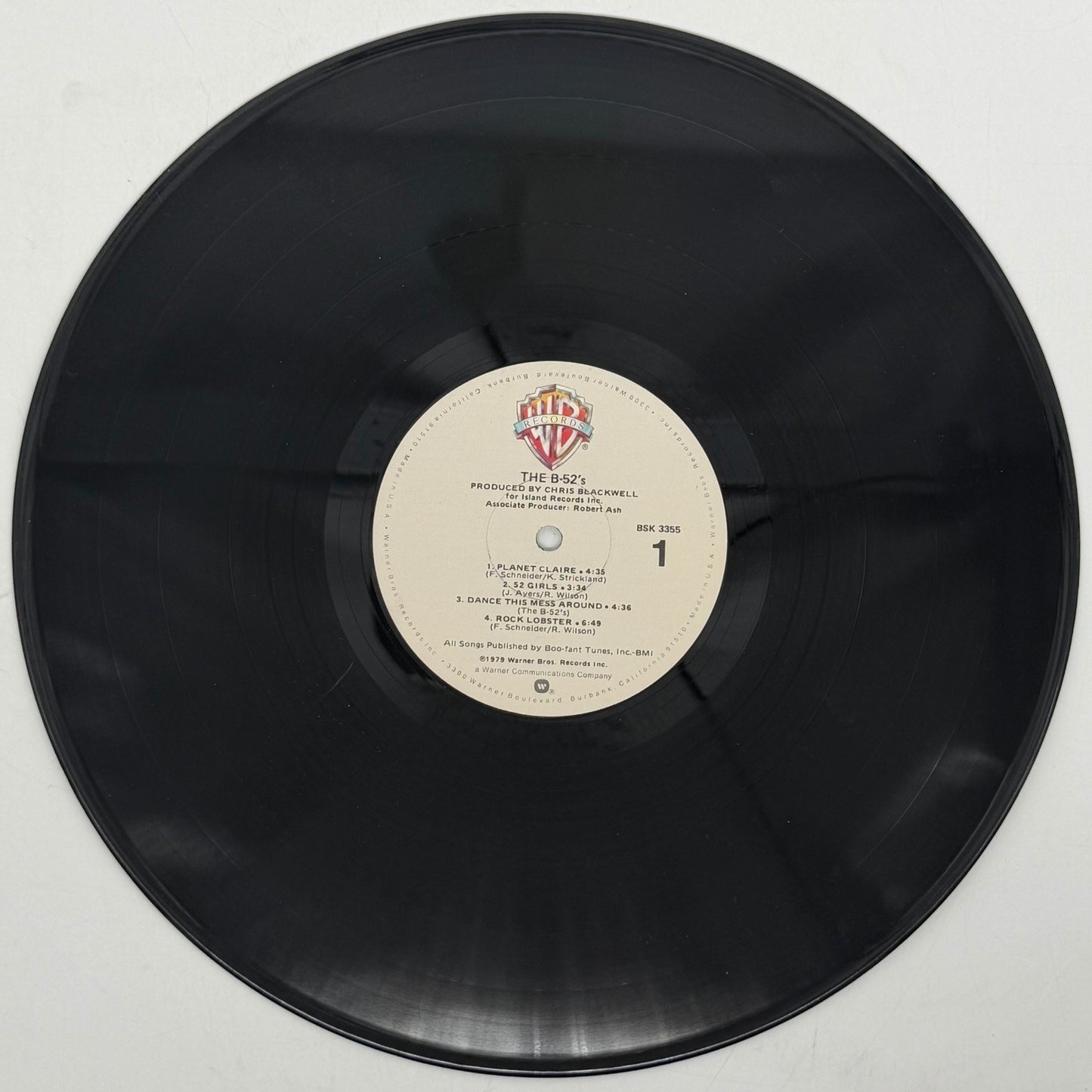 The B 52s Self Titled Debut Album Vinyl Record 1979 Warner Bros BSK 3355