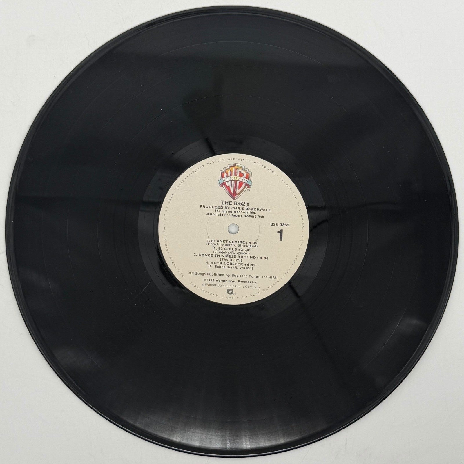 The B 52s Self Titled Debut Album Vinyl Record 1979 Warner Bros BSK 3355