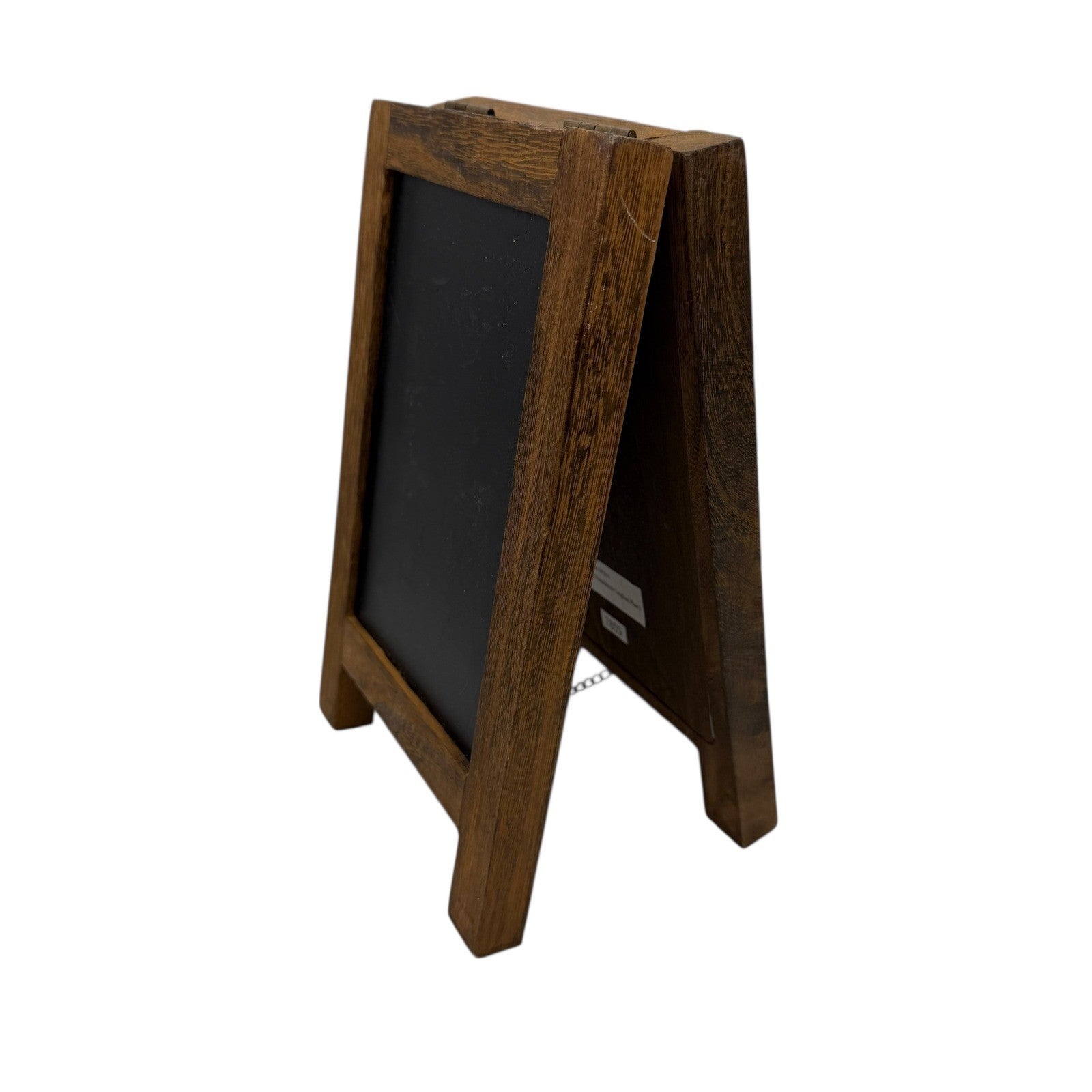 Wooden A-Frame Chalkboard Sign Tabletop Counter Display Rustic 11in