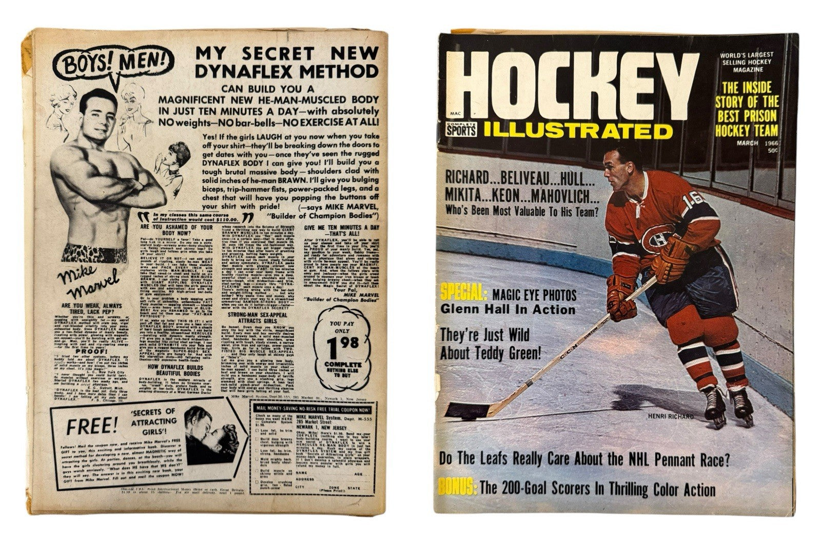 Vintage Hockey Magazines Lot of 18 – 1960s Hull Orr Gilbert Mikita Covers