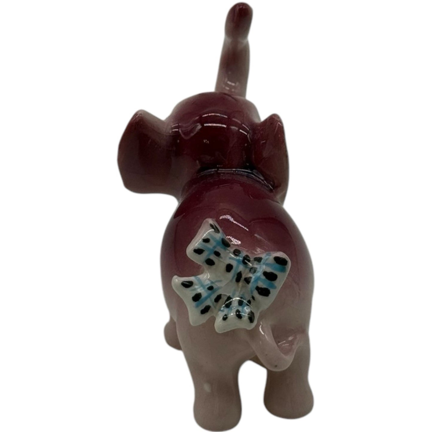 Rare Vintage Ceramic Anthropomorphic Elephant Family Figurines Complete 3 Pc Set