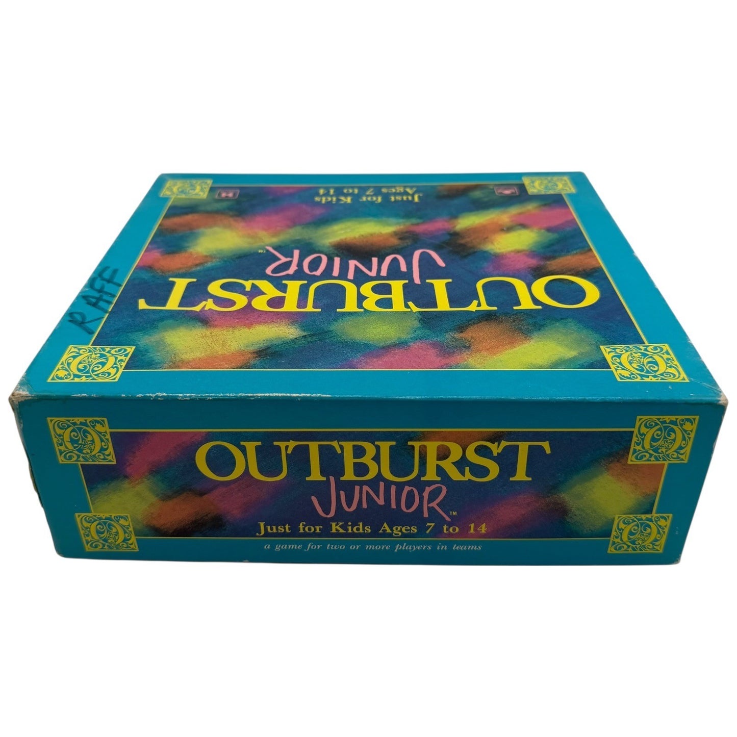 Vintage 1989 Outburst Junior Board Game Hersch and Company Ages 7 to 14 4253