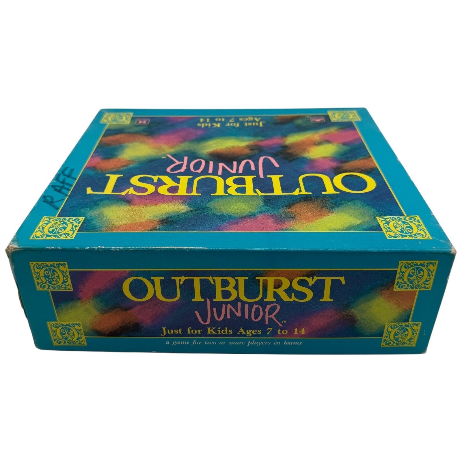 Vintage 1989 Outburst Junior Board Game Hersch and Company Ages 7 to 14 4253