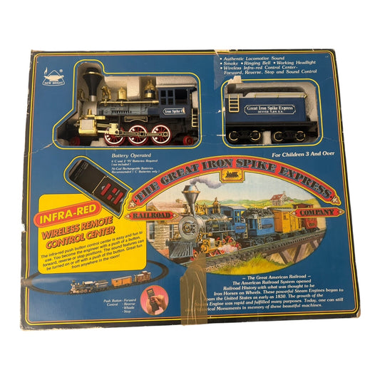 New Bright Train Set 3172 Great American Express 1987/88 with Box Vintage