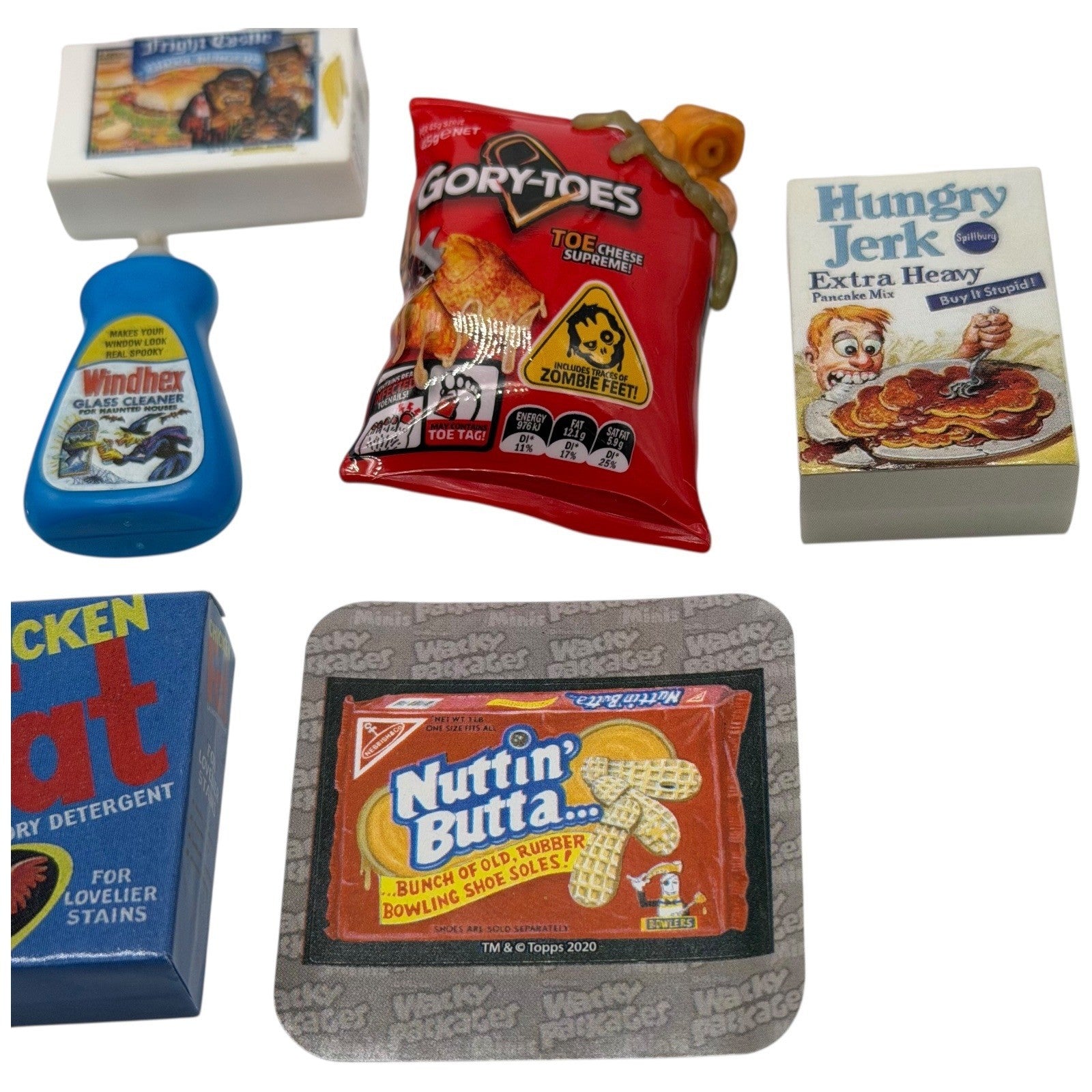 Wacky Packages Miniatures Food Novelty Toys Collection Lot