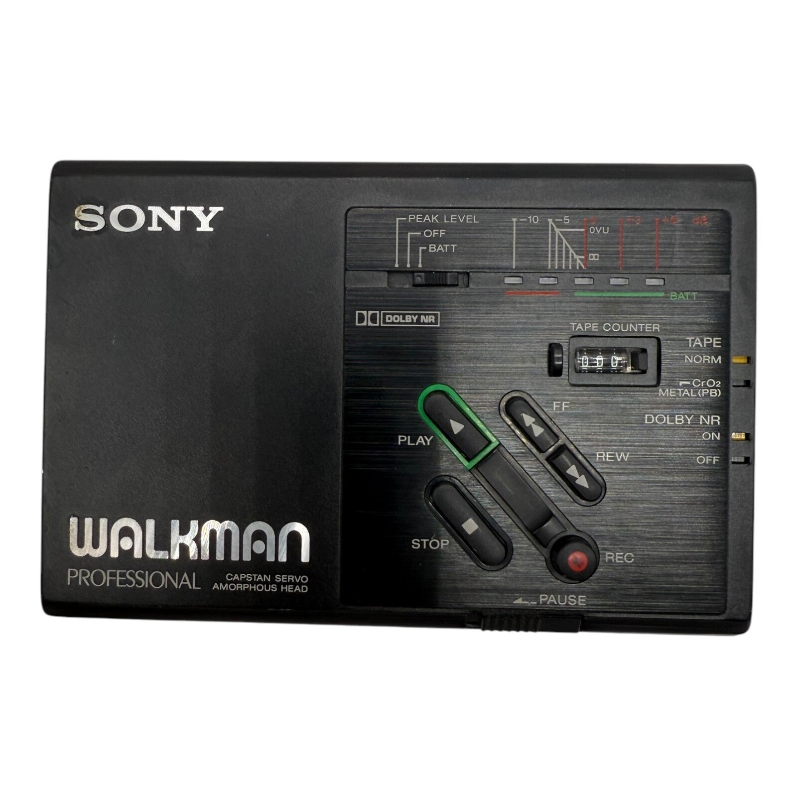 Sony Walkman WM-D3 Professional Cassette Recorder/Player,Case,2 Headphones,Mic