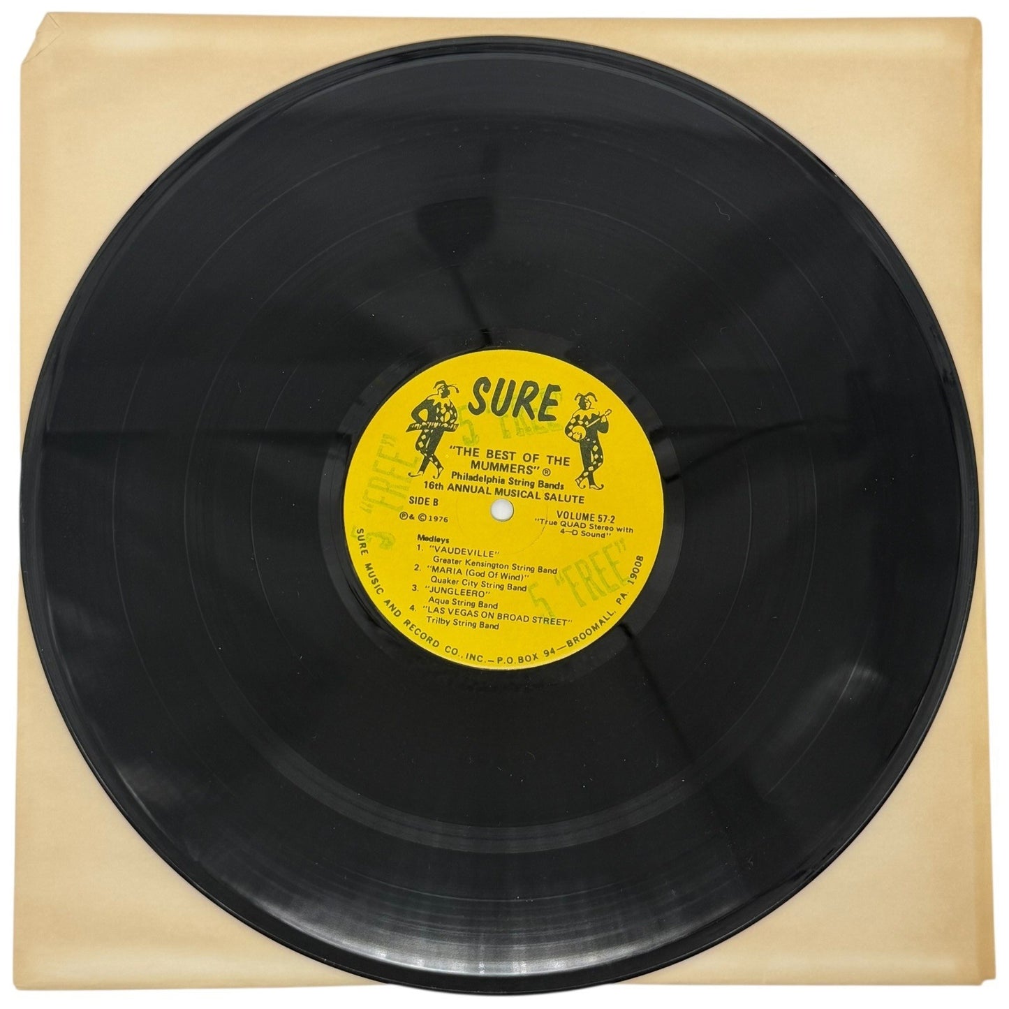 Best of the Mummers Philadelphia String Bands 16th Annual Musical Salute Record