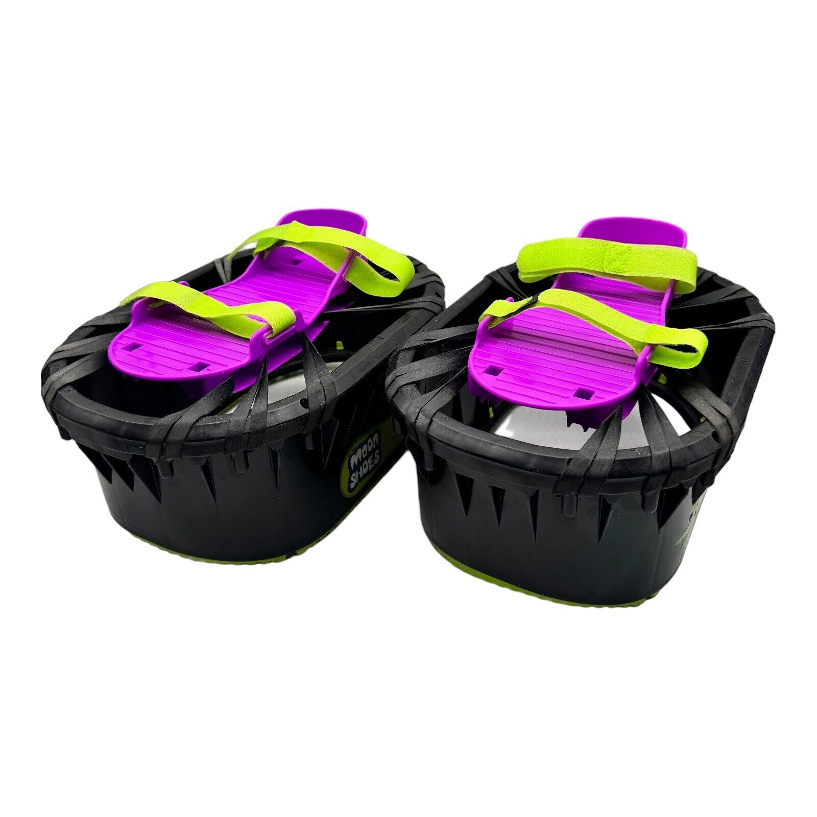 Vintage 90s Big Time Toy Moon Shoes Nickelodeon One Size Adjustable W/ Bands