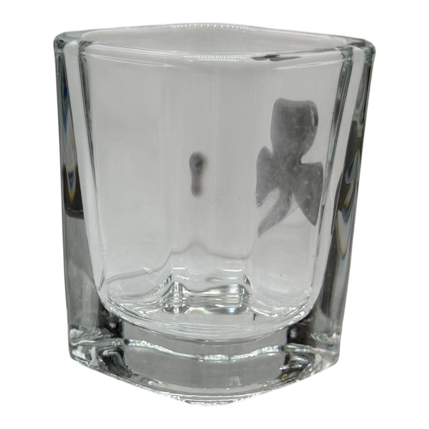 Shamrock Shot Glass Irish Clover Barware Collectible St. Patrick's Day