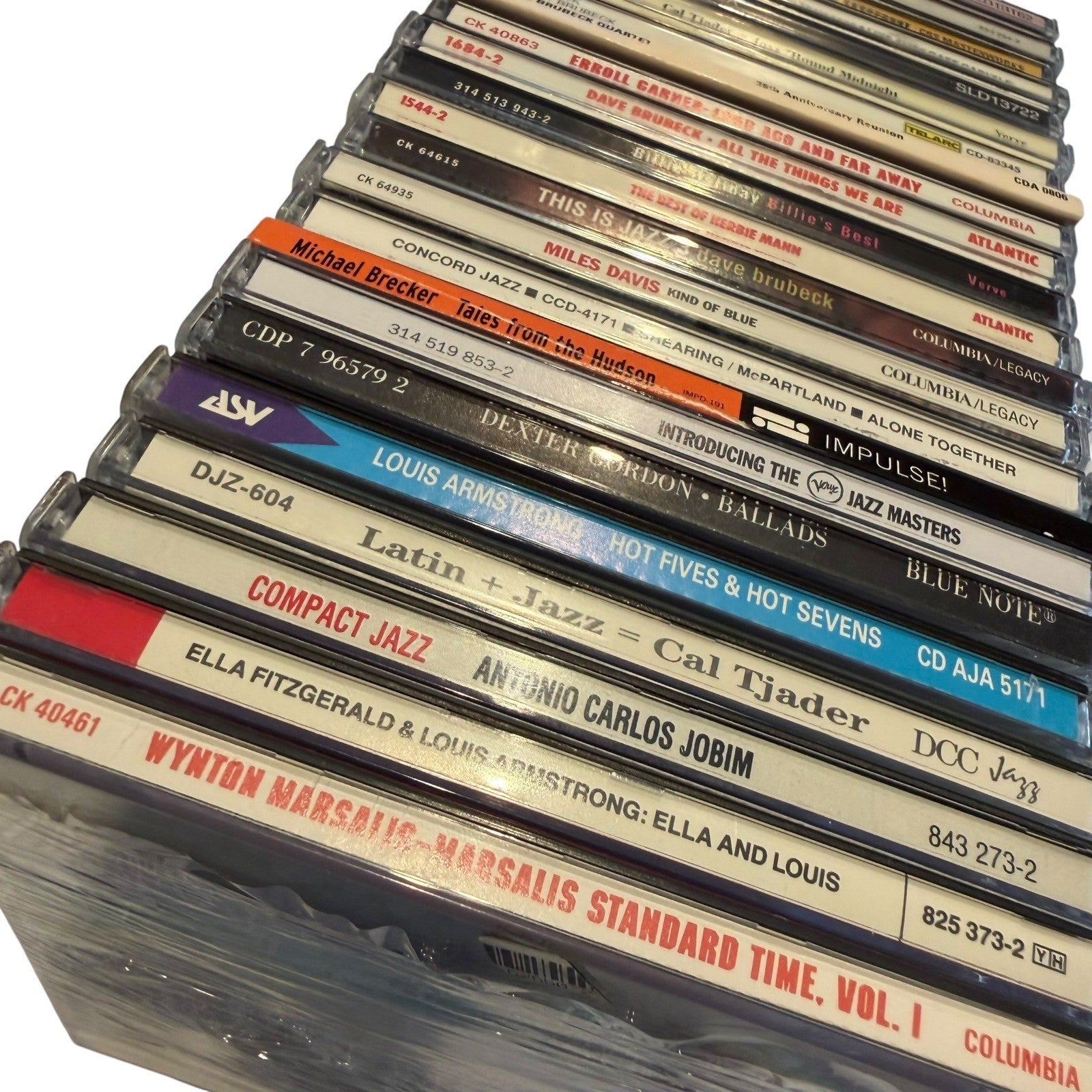 Jazz 23 CD Lot Miles Davis Kind of Blue Louis Armstrong Billie Holiday Brubeck