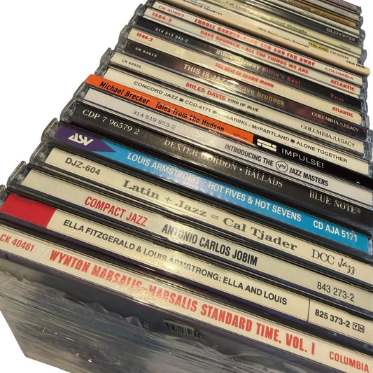 Jazz 23 CD Lot Miles Davis Kind of Blue Louis Armstrong Billie Holiday Brubeck