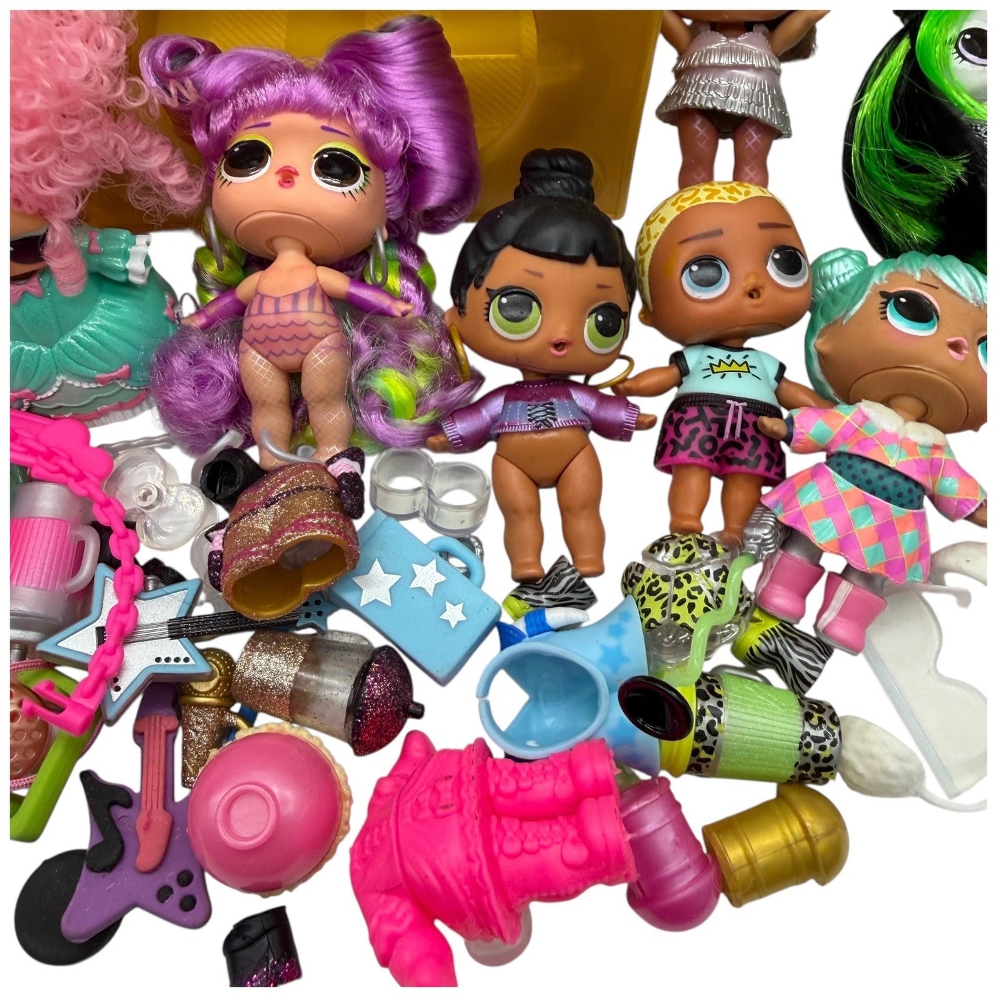 LOL Surprise Remix Doll Lot with Furniture and Accessories for Kids
