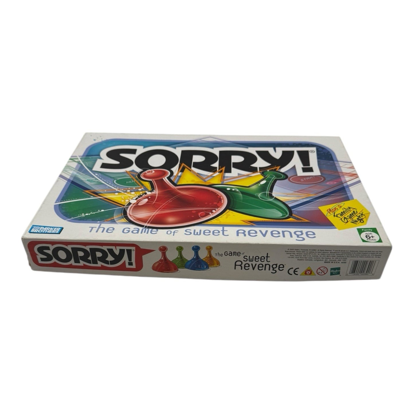 Sorry! Board Game 2005 – Hasbro Parker Brothers Family Sweet Revenge