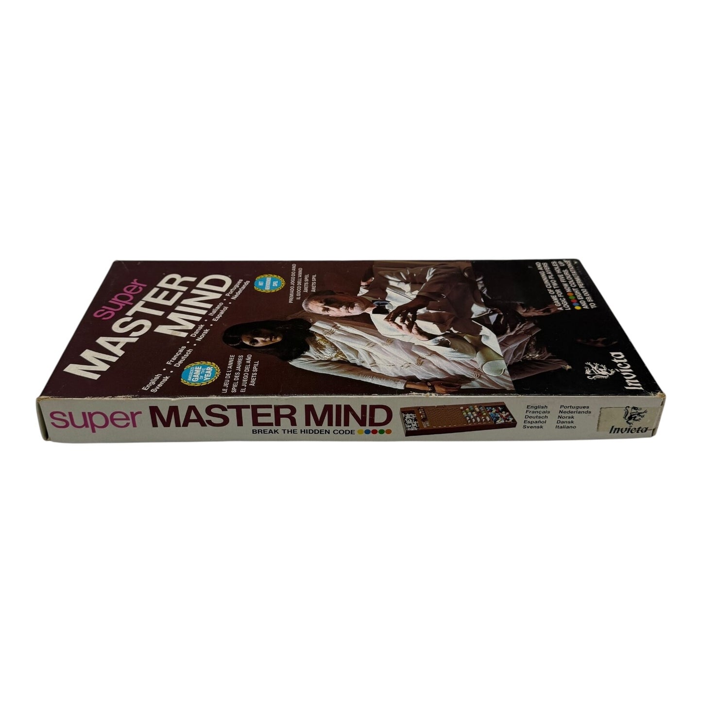 Super Master Mind Board Game 1975 – Vintage Strategy Set with Original Box