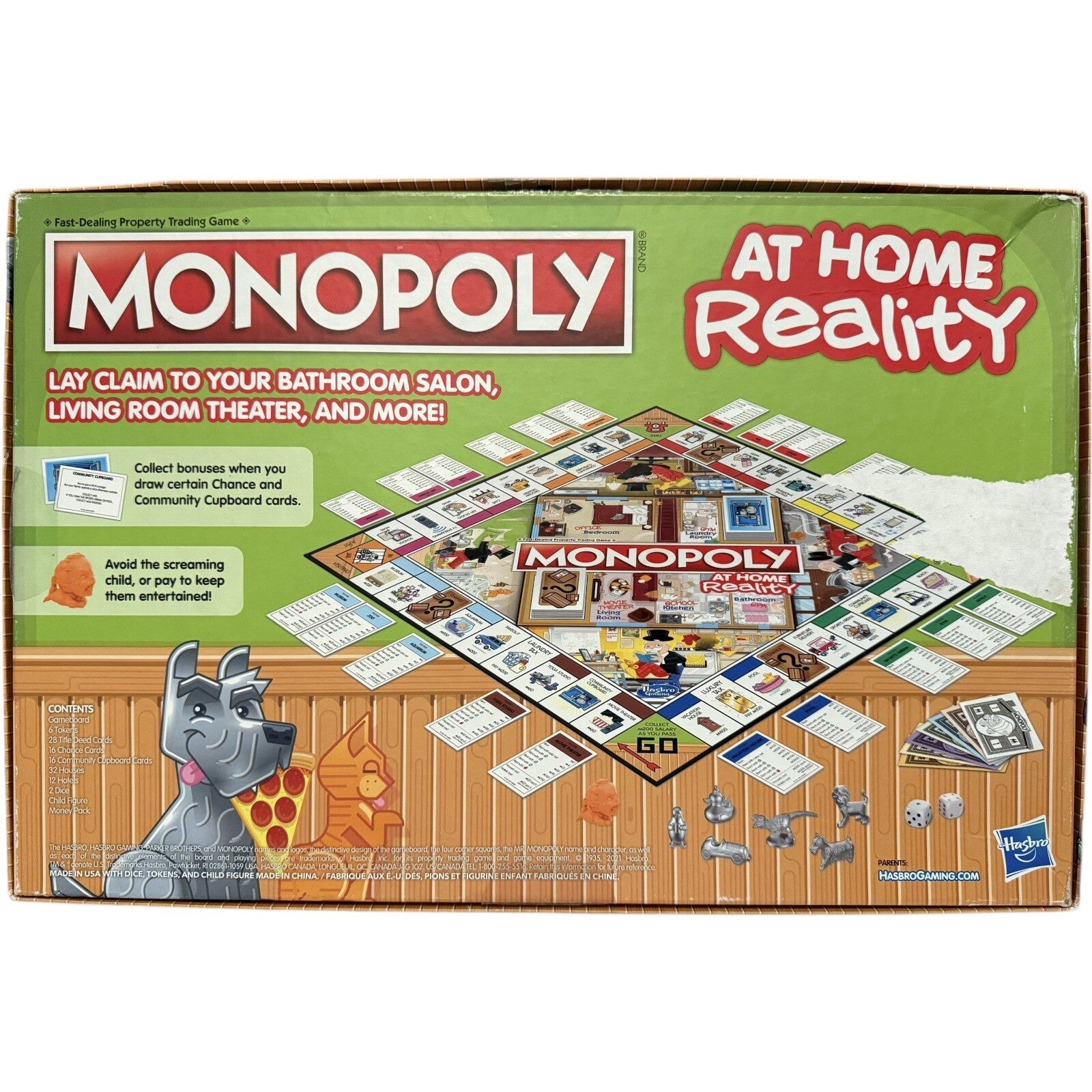 Monopoly At Home Reality Board Game From Sweatpants to DIY
