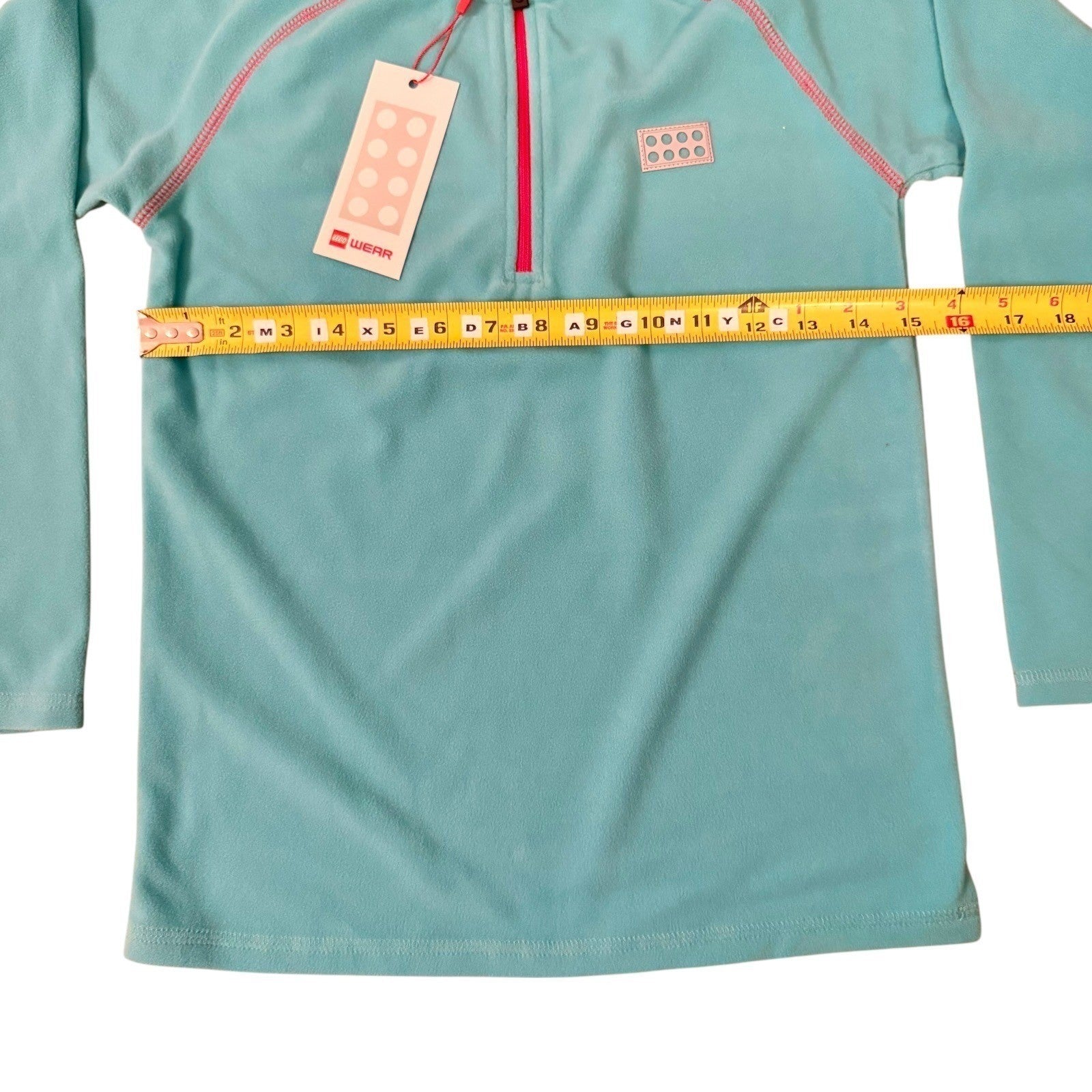 Lego Wear Kids Fleece Pullover Blue 1/4 Zip Sweater Size 10Y 140