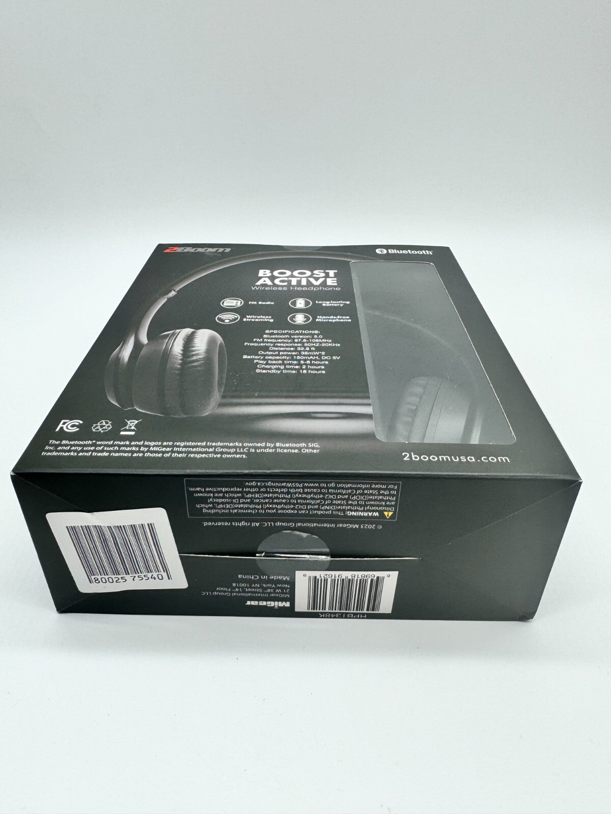 2Boom Boost Active Wireless Headphones