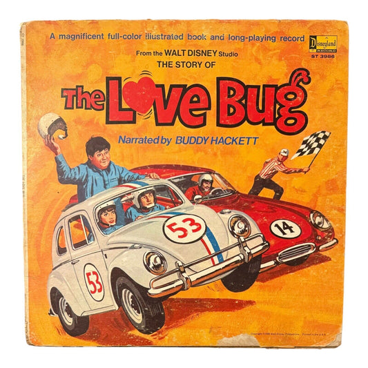Vintage Disneyland Records The Love Bug Vinyl LP Album Original Sleeve