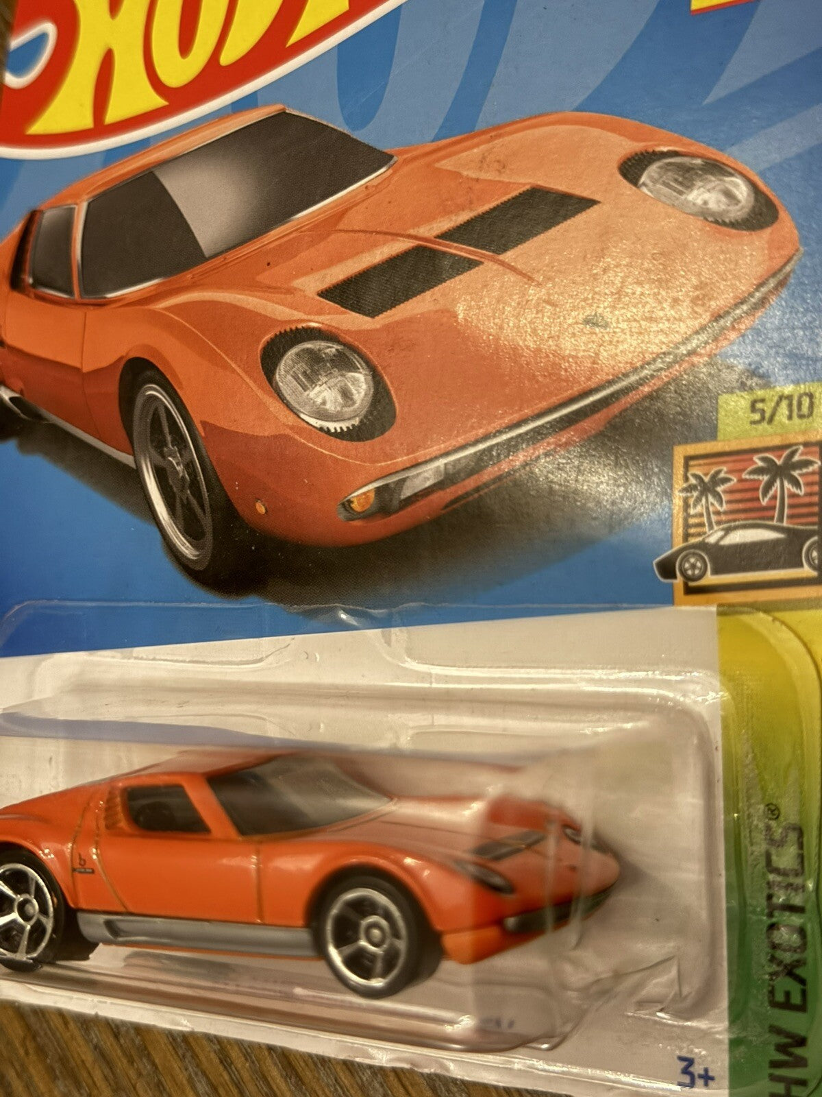 Hot Wheels 2021 Exotics '71 Lamborghini Miura SV Orange