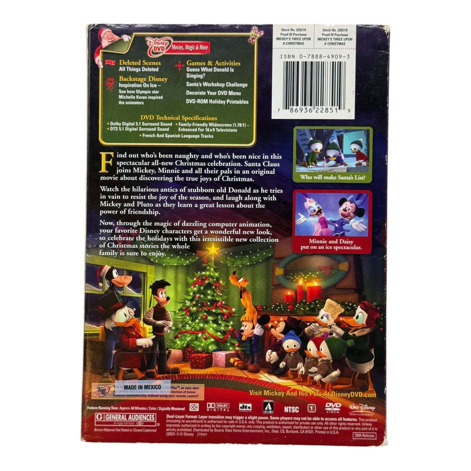 Mickey's Twice Upon a Christmas - DVD
