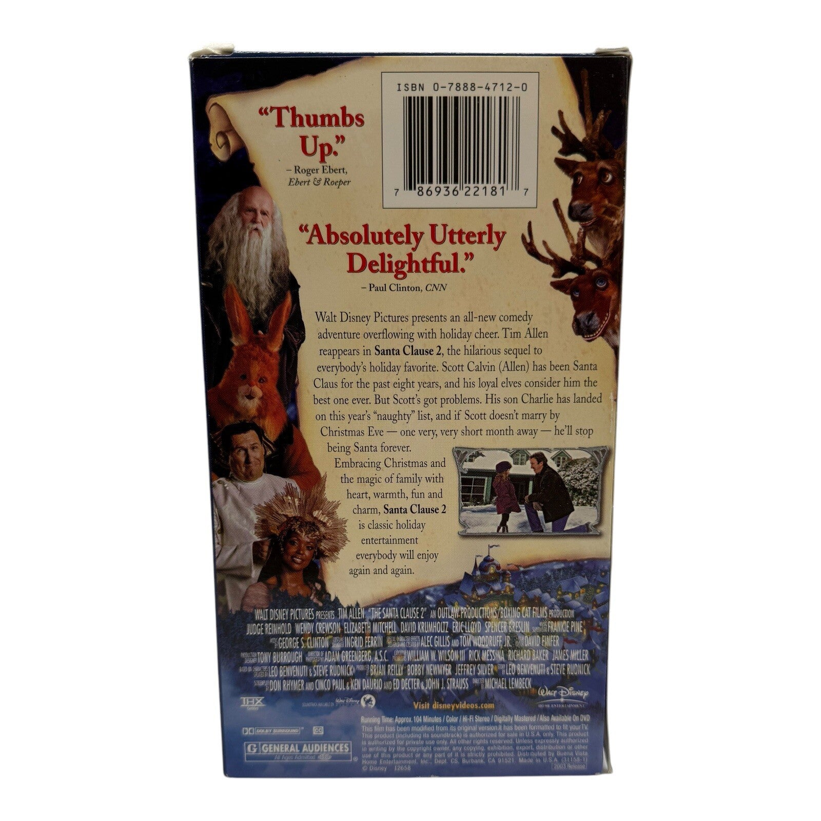 The Santa Clause 2 (VHS, 2003) Used