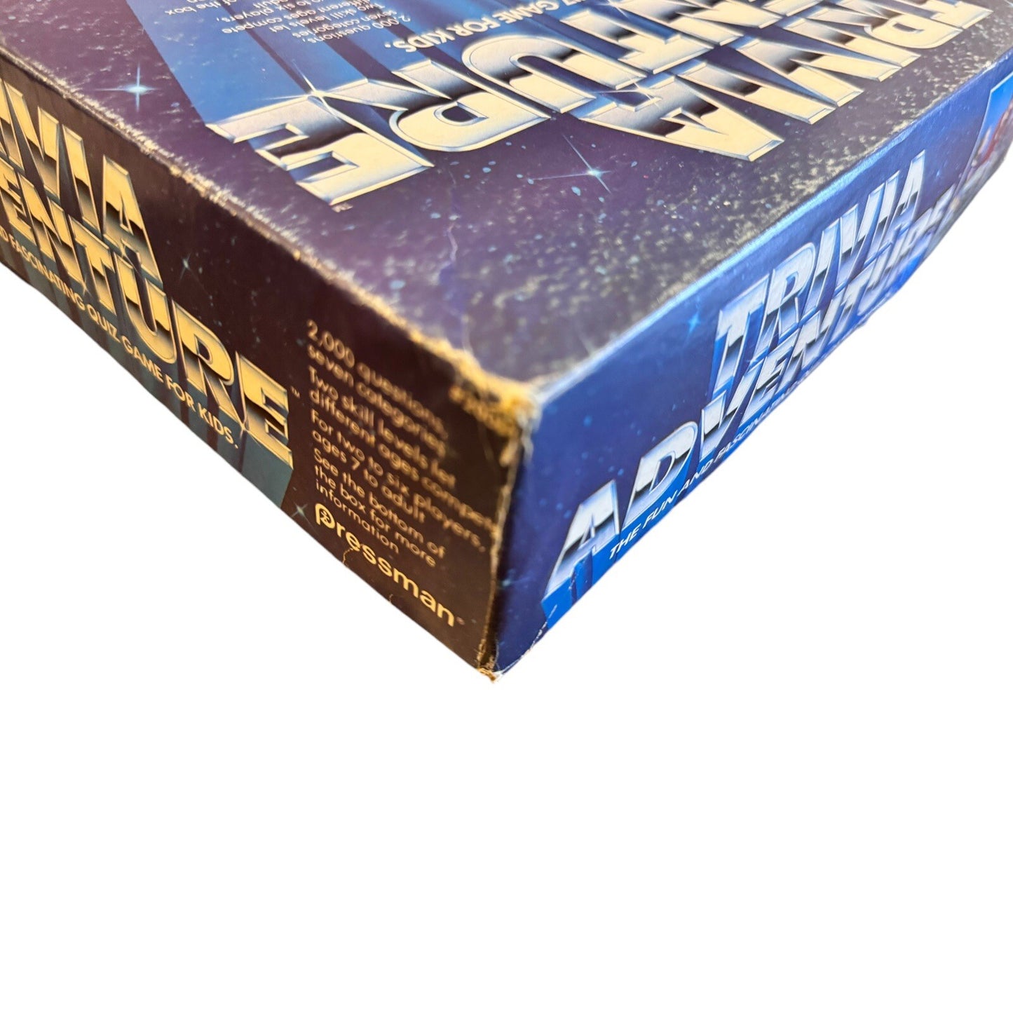 Trivia Adventure Board Game Pressman 1983 – Vintage Space Theme Quiz Game