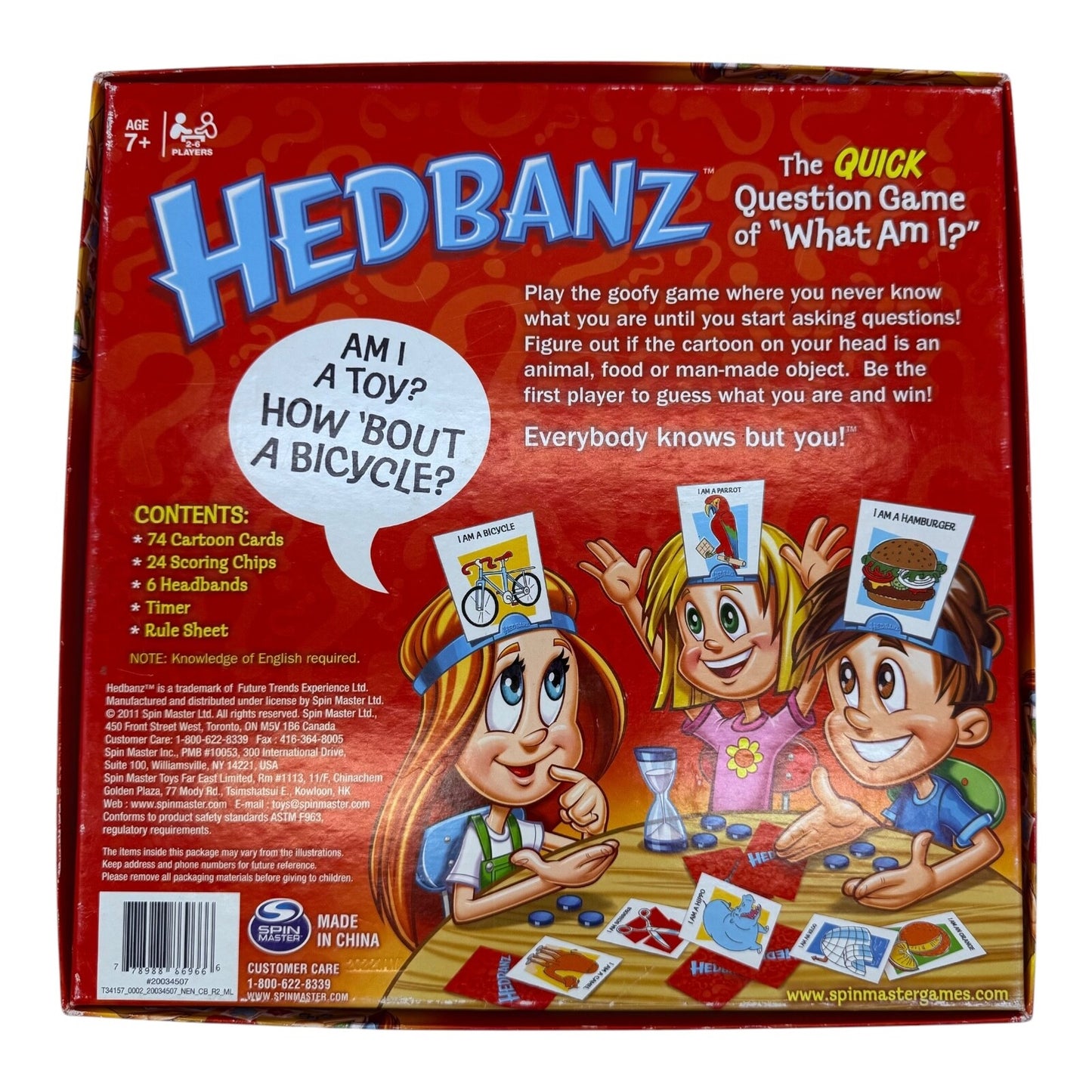 Hedbanz Family Card Game